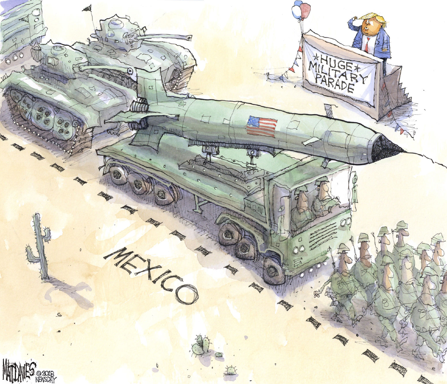 Editorial and Political Cartoons